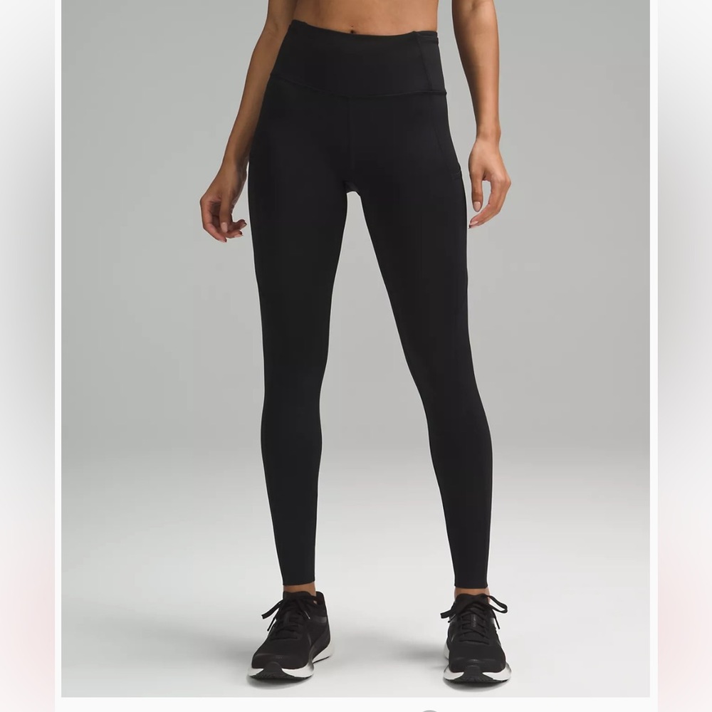 Like New Lululemon Fast and Free leggings - brushed